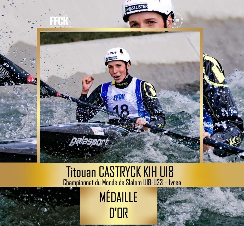cessonsevigne's tweet photo. 🥇 Titouan Castryck et Mewen Debliquy champions du monde !! #slalom
Les 2 Cessonnais du club des Poissons Volants ont décroché 2 médailles d’or en Italie le week-end dernier.
Mewen en #canoë U23 et Titouan en #kayak U18. Bravo à eux !! 
https://t.co/PNPBbJ6gNZ
#cesson #rennes https://t.co/9G2UySsx3u