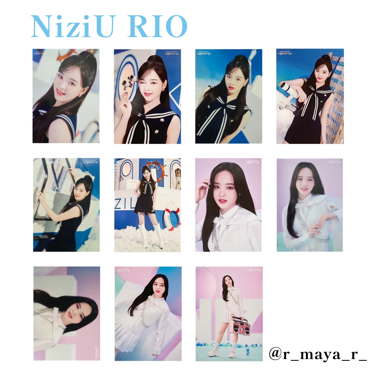 NiziU リオ 11枚 ラントレ Light it Up 新品未使用 NiziU ニジュー