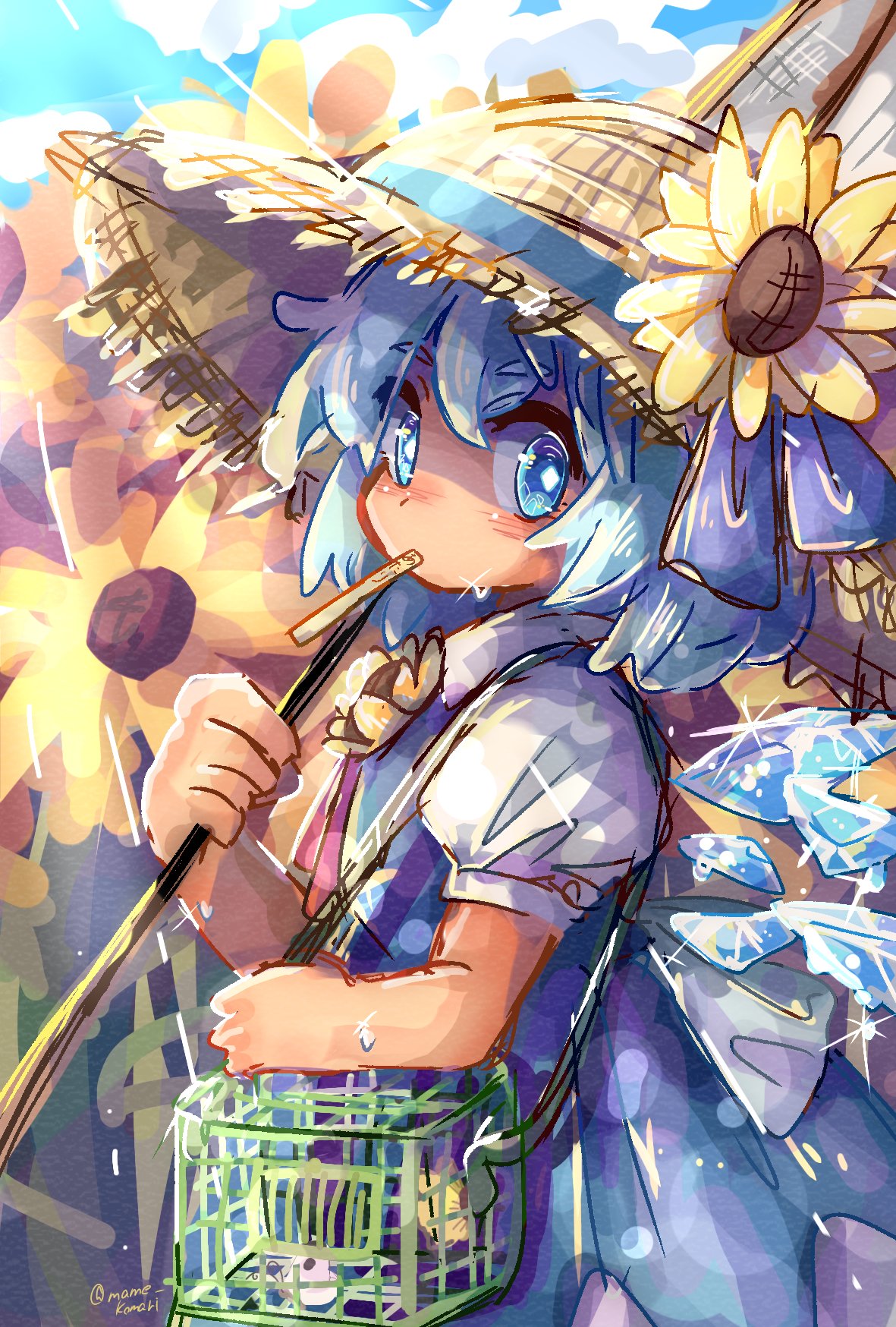 Twitter এ まめ助 夏の日のチルノ 東方project T Co Qbata1vguk ট ইট র