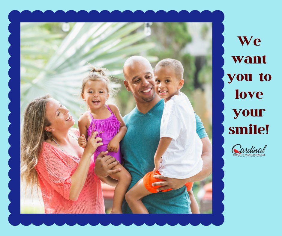 Summer fun, summer smiles! We are committed to providing the highest quality of surgical care using the most state-of-the-art techniques and technologies. Read feedback from people we have helped to love their smile: bit.ly/30LDP5W. #loveyoursmile #summersmiles