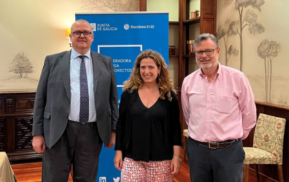 TurislabG's tweet photo. As nosas #startups estiveron no #HostalDosReisCatolicos. Andrés Nieto do @C_S_H_G
Paula Mozos de #Fianteira e Javier Ruiz de Cortázar da Asociación de Clubes #Náuticos de Galicia #Asnauga falaron de atención ao cliente
Seguimos #AcelerandoDesdeOCoñecemento🚀
#turismo https://t.co/hEcx7x8cfd
