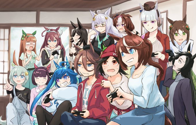 みんなでわちゃわちゃ #ウマ娘 