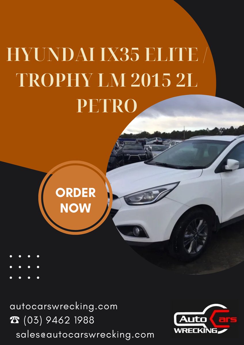 admin_auto's tweet image. The ultimate destination for all your #car-related needs🚘
#OrderParts : #HYUNDAI IX35 ELITE / TROPHY LM 2015 2L PETROL FWD #AUTO
.
𝗪𝗲 #𝘀𝗮𝗹𝗲 &amp;amp; 𝗳𝗶𝘁𝘁𝗶𝗻𝗴 𝗮𝗹𝗹 𝗸𝗶𝗻𝗱𝘀 𝗼𝗳 #𝗰𝗮𝗿𝘀𝗽𝗮𝗿𝘁𝘀.
𝗚𝗲𝘁 𝗼𝗻 𝘁𝗼 𝗮𝘂𝘁𝗼𝗰𝗮𝗿𝘀𝘄𝗿𝗲𝗰𝗸𝗶𝗻𝗴.𝗰𝗼𝗺