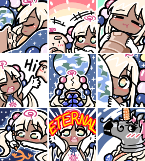 #galaxillust
Sana mini sticker(emoji)
Sana is eternal!! 