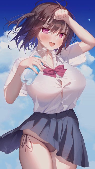 風がきもちいいね 