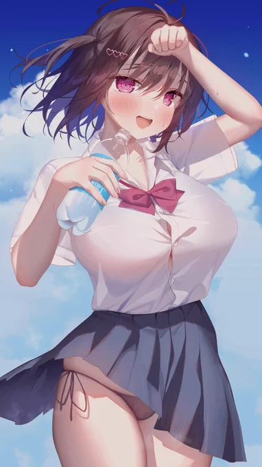 風がきもちいいね 