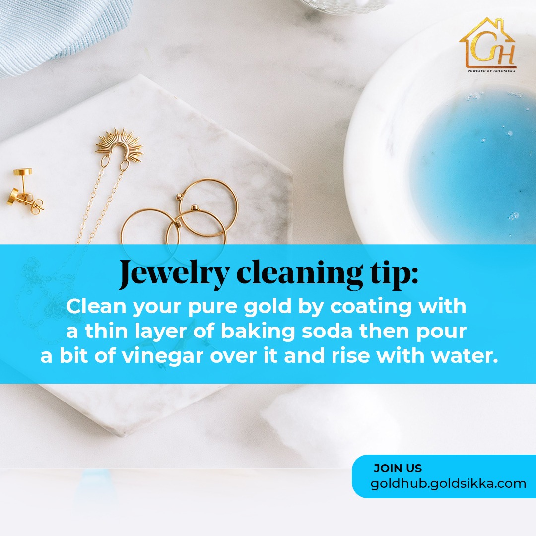 GSGoldBharat's tweet photo. Gold jewelry cleaning tip
:
Visit: https://t.co/MWGoJsJx0y
For enquires contact: 9160006748
:
#goldtip #jewellerycleaning #goldcleaningtips #goldhub #goldbullions #silverbullions #loosegems https://t.co/HjK3MsMN7W