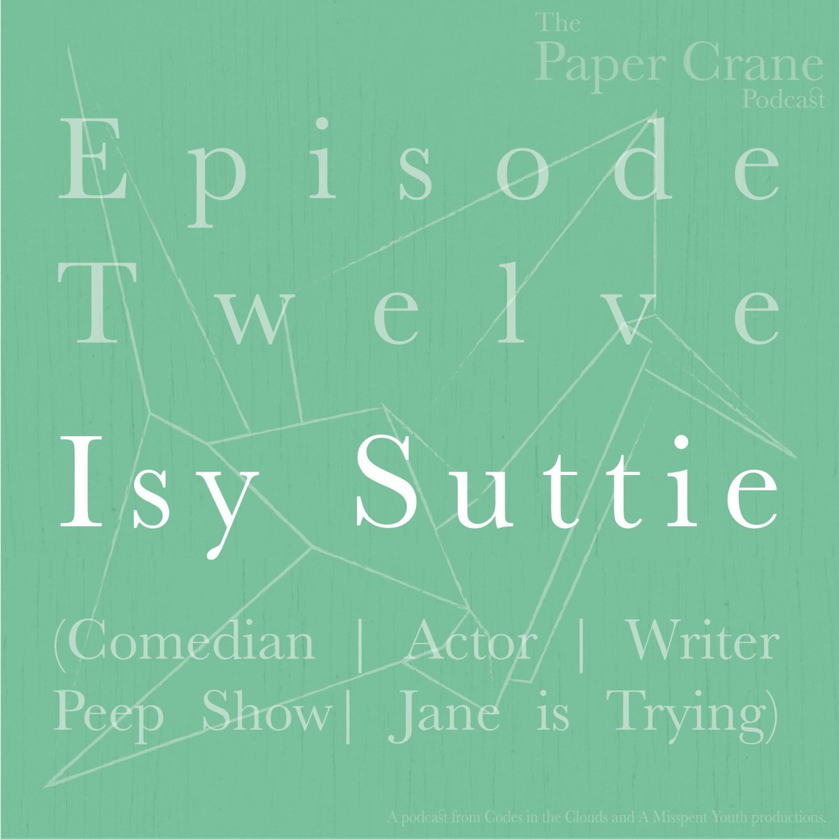 codesclouds's tweet image. This week’s episode of #ThePaperCrane is with the brilliant @Isysuttie. It was such a pleasure getting to chat to Isy about her work, you can listen on all podcast platforms now! linktr.ee/Codesintheclou…