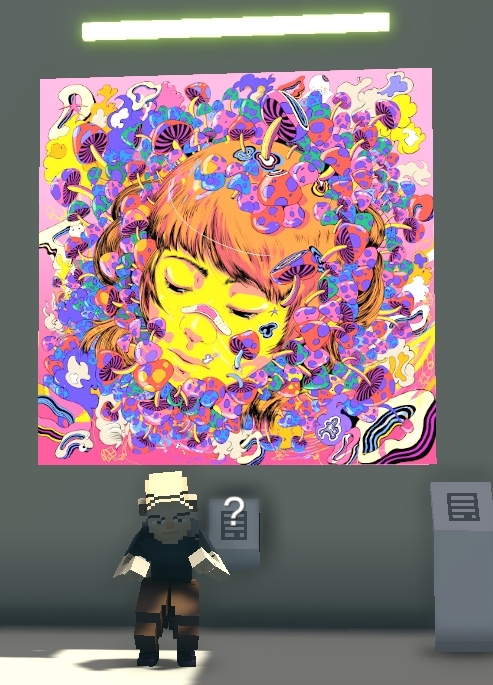 <a href="/TheSandboxGame/">The Sandbox</a> <a href="/MOCDA_/">MoCDA: Museum of Contemporary Digital Art</a> I just participated in the #TheSandbox weekly contest for a chance to win 200 mSAND! Here is my favorite piece from the ‘Impossible Worlds’ exhibition, check out my screenshot below!
👇