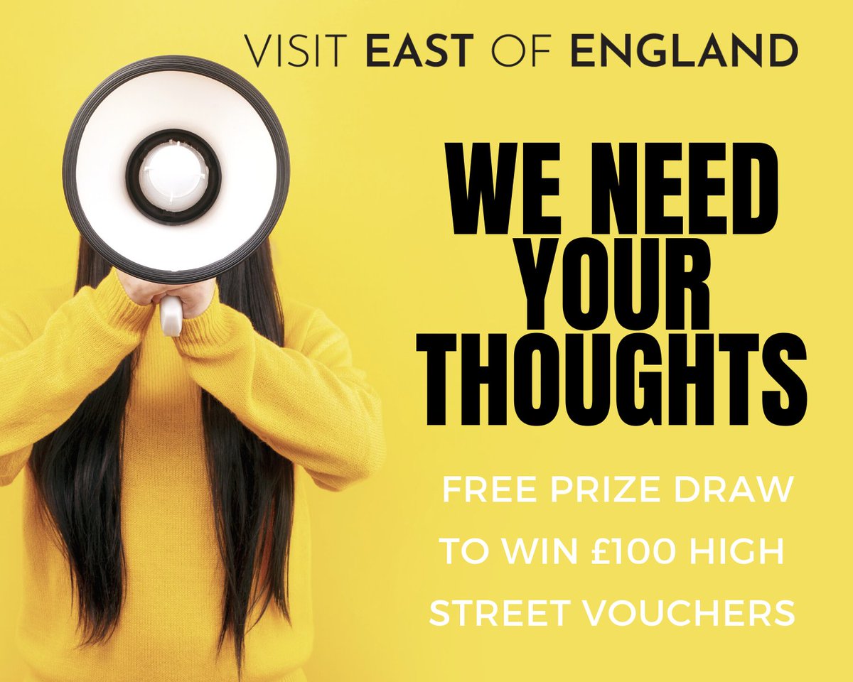 Tell us your thoughts - and you could win £100 of High Street vouchers in our prize draw. Plus join a free <a href="/visitenglandbiz/">VisitEnglandBiz</a> workshop in Norwich and how Gen Z are planning to travel. Details in our latest B2B survey. Read more here bit.ly/3O0e4Wl