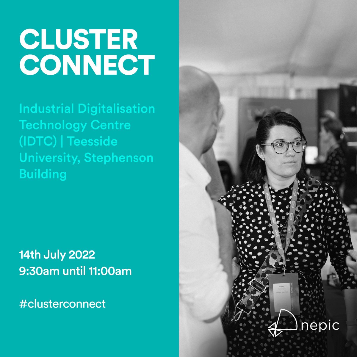 NEPIC_Ltd's tweet photo. Last chance to register for Thursday's Cluster Connect at the Industrial Digitalisation Technology Centre (IDTC), @TeessideUni ❗️
Don't miss out, secure your place here 👉 https://t.co/t5XBaqeaTP
#ClusterConnect https://t.co/tc8Rj6d3Mu