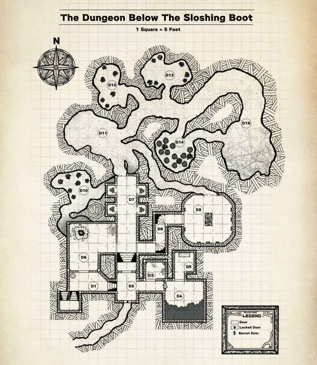 pathsofinspire's tweet image. Oh hey! It's #PortfolioDay!
My name is Lani and I'm a cartographer specialising in Dungeons and Dragons (as well as other ttrpg) battlemaps.