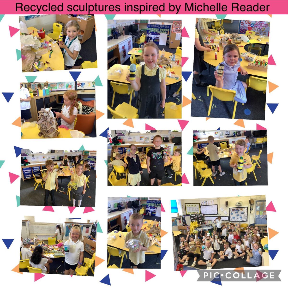 HendreInfants's tweet image. Over the last few weeks, after careful planning, reflecting, donations and lots of construction and creativity, Dosbarth Foxes have created the most beautiful recycled sculptures inspired by Michelle Reader @michelle3duk. .#DTProject #ethicalinformedcitizens #creative #Parents