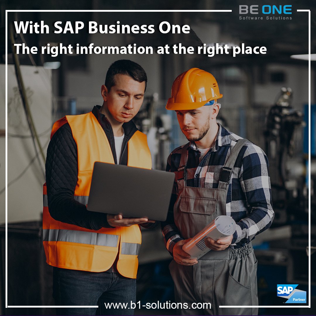 BeONESoftwareS2's tweet image. Challenge four :The poor management and confusion in decision-making, and the weak administrative control within companies.

 For more information contact us +201280610120  or visit our website  b1-solutions.com
#Be_One #system #business_one #technical_support