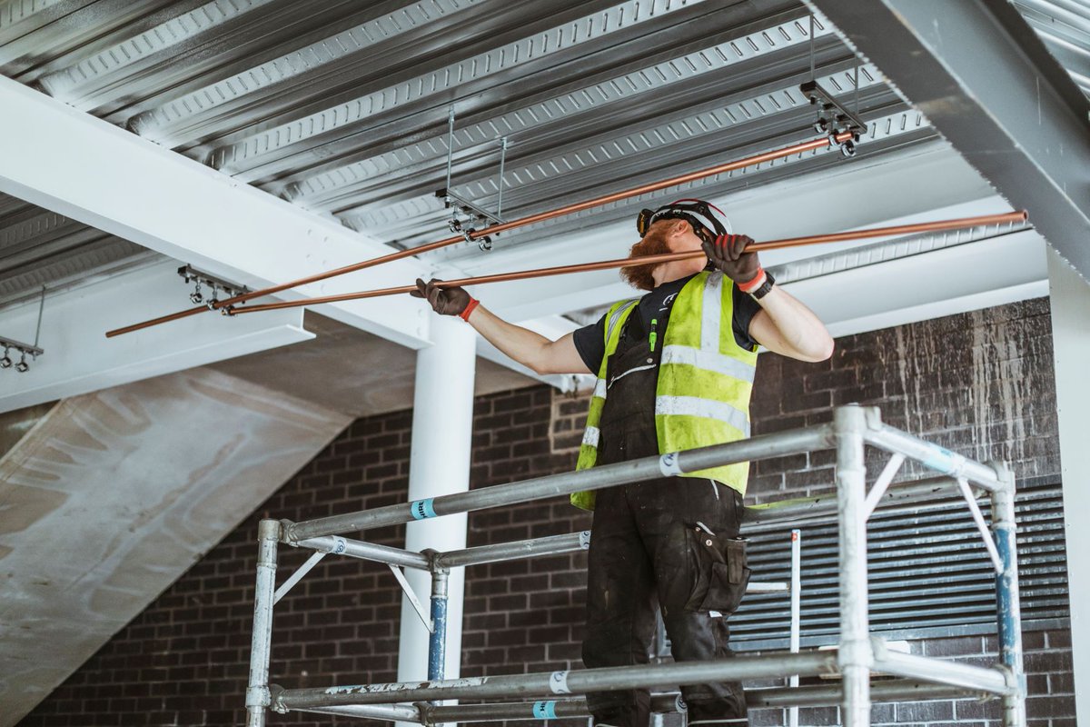 GWPowersafe's tweet photo. Works are well on the way at Sirius North for @geohoulton  
We have completed first fix containment and second fix wiring, installed NVHR ventilation to the dining area and finished the first fix plumbing pipework. 

@Hullccnews @EsteemHull 

#MEPcontractors #construction https://t.co/NJ4E4BW1ke