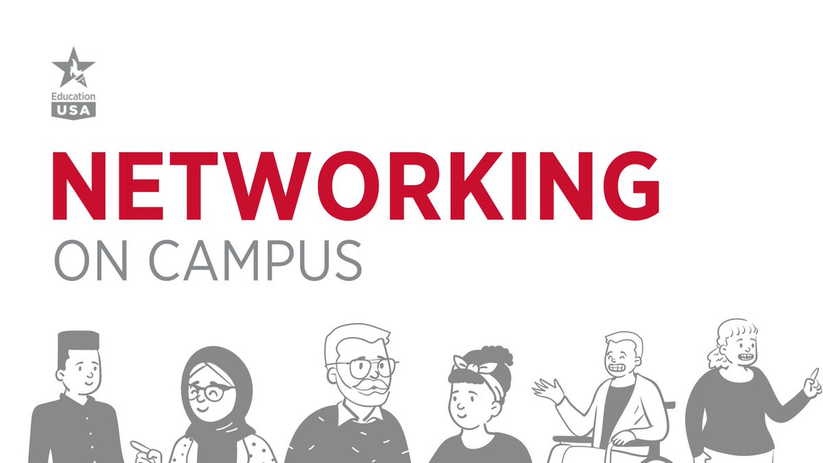 educationusa's tweet photo. Networking!  You probably know that this skill is important for your career, but #DYK you can start while on campus?  Here are a few ways to think about connecting with students, professors, and other potential contacts while getting your degree. ⬇️ https://t.co/6qWEEimwlt
