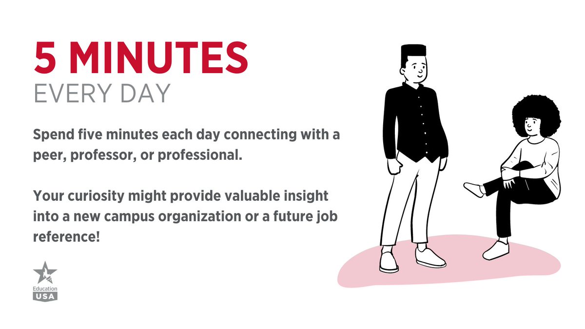 educationusa's tweet photo. Networking!  You probably know that this skill is important for your career, but #DYK you can start while on campus?  Here are a few ways to think about connecting with students, professors, and other potential contacts while getting your degree. ⬇️ https://t.co/6qWEEimwlt