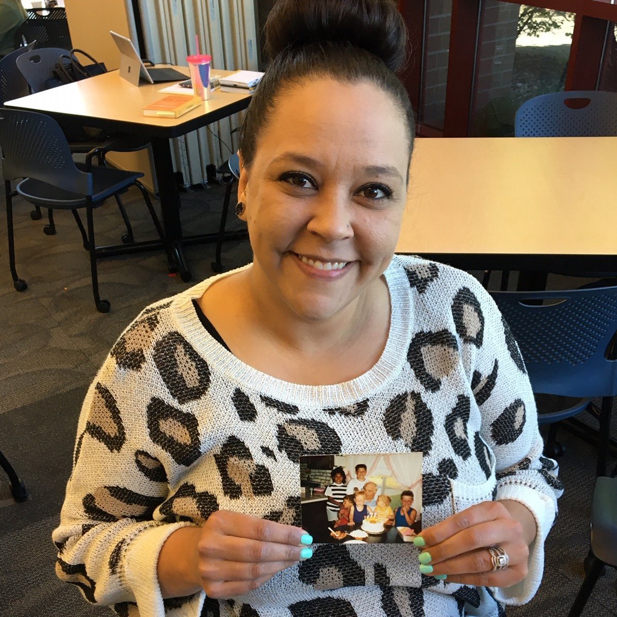 FoellingerFdn's tweet photo. Leadership Lab Alumni continue to meet, and recently each brought a photo of themselves between the ages of five and 12 and shared what experiences during that chapter of their lives most impacted them as the leader they are today. https://t.co/9uJZRPDj4S