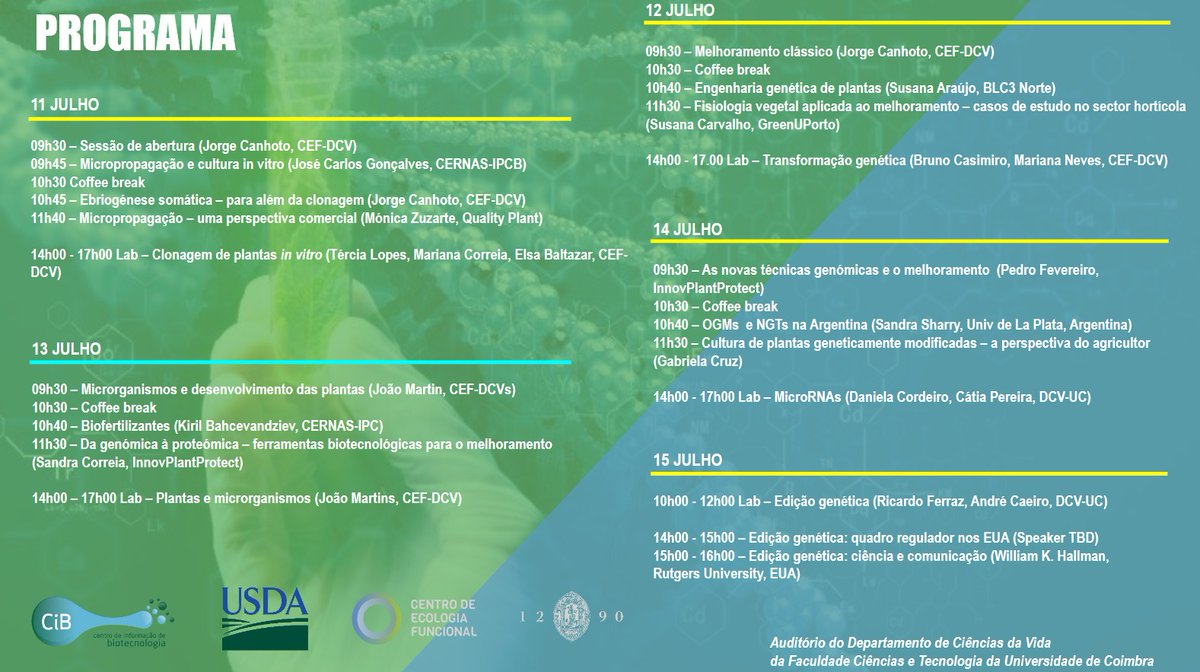 BLC3campus's tweet photo. Susana Araújo at the Summer Course as a trainer on the topic of genetic engineering of plants in the Biotechnology Summer Course, at the @UnivdeCoimbra . An initiative of CiB, with the support of UDDA and the Center for Functional Ecology.
#BLC3 #Science #Technology #INNOVATION https://t.co/uzJgrwX8vv