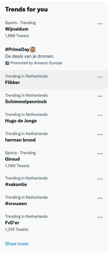 Een maand voordat Nederland weer even aan rainbowwashing zal doen, is de term 'flikker' trending op Twitter. You stay classy, Twitterend Nederland!