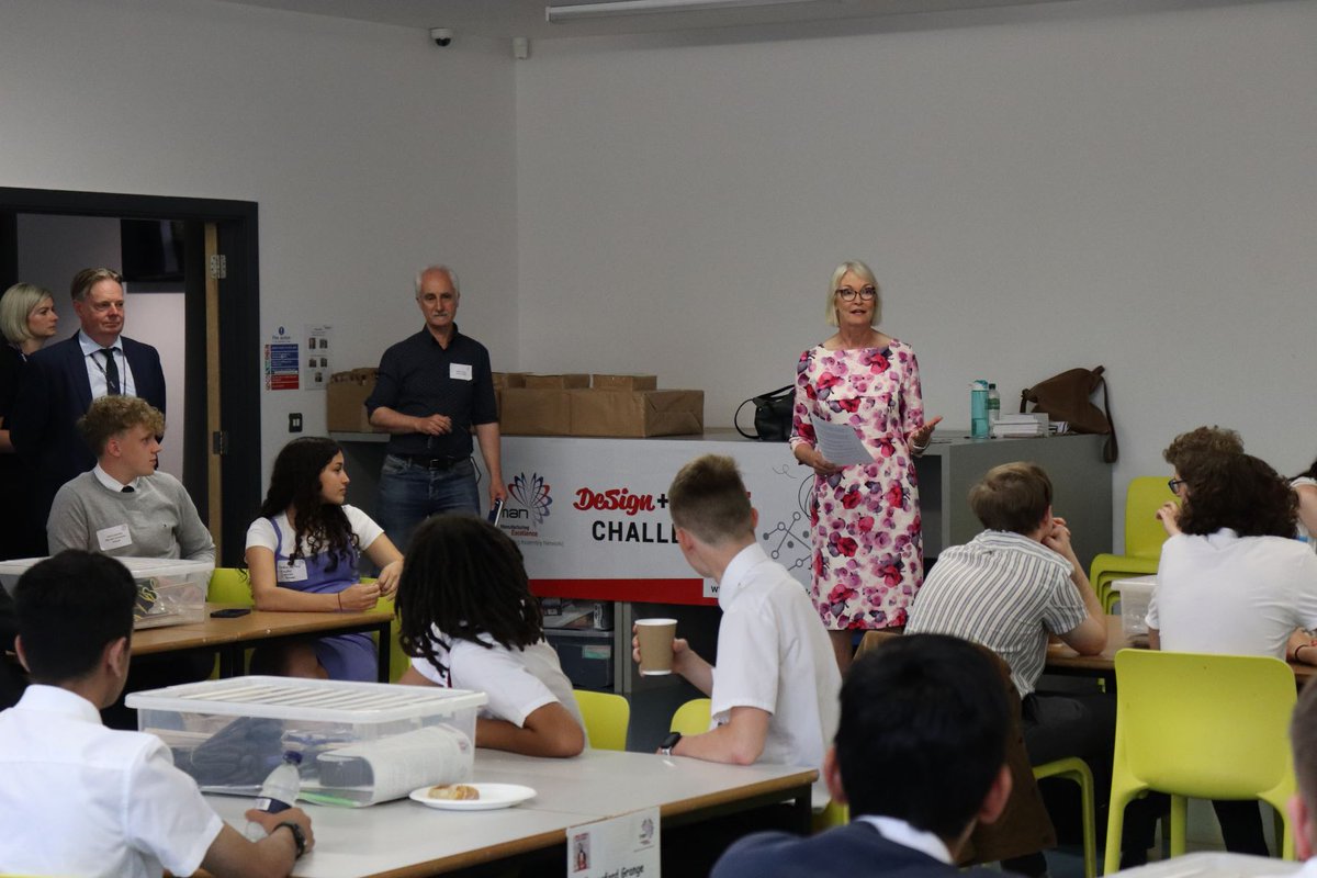 We're hosting &amp; competing in the #DesignMake22 challenge, organised by the MAN Group. 

<a href="/margot_james_/">Margot James</a>  shared some inspirational words before students started their engineering challenge - making gravity propelled cars!

<a href="/ppcanda/">PP Control & Automation</a>, <a href="/cbrandauer/">C. Brandauer</a>, <a href="/cucumber_pr_/">Cucumber PR</a>, <a href="/alucastltd/">Alucast</a>