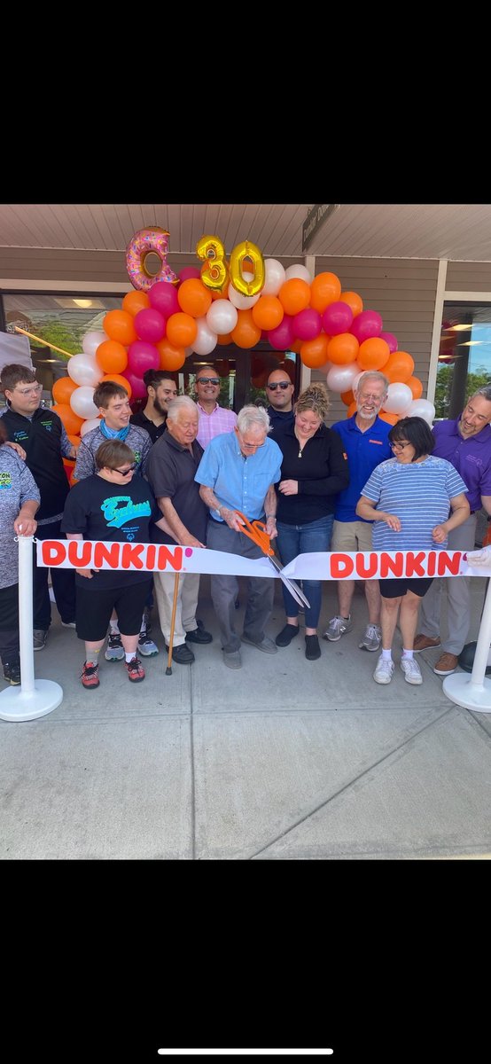 <a href="/dunkindonuts/">Dunkin'</a> Thought you should know about my 101 yo grandfather who still runs on Dunkin in RI. We wrote a book about him and thanked all the Dunkin team at his fave location...he even cut the ribbon at a recent new location! New ad campaign on how Dunks makes you invincible!
