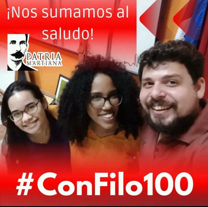quevedo_cr's tweet photo. Hoy es la emisión 100 de #ConFilo ? Pues no me la pierdo #ConFilo100 #LaGusaneraInfarta 
#CubaPorLaPaz 
#VamosConTodo 
#MiUniversidadEsMiPaís 
@Ucimed_Cuba 
@LogVanguardia https://t.co/niRkPzgV4d