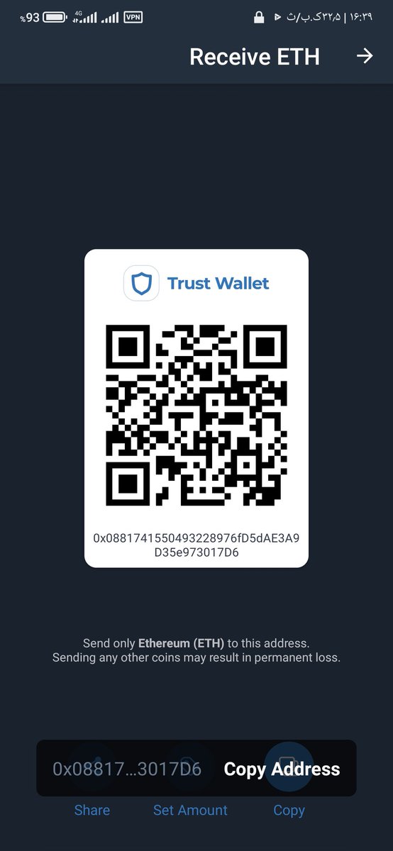 neghar6's tweet photo. @Ethereum2026 0x0881741550493228976fD5dAE3A9D35e973017D6 https://t.co/R78c8DKI8Q