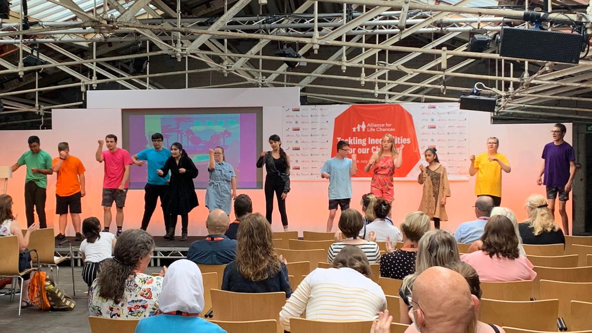 We are having a great time listening to the choir at Alliance for Life Chances 👐#TacklingInequalitiesforourChildren #ALC22