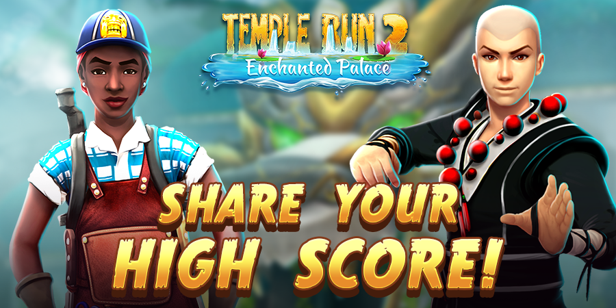 Temple Run 2 - The Enchanted Palace Gameplay 