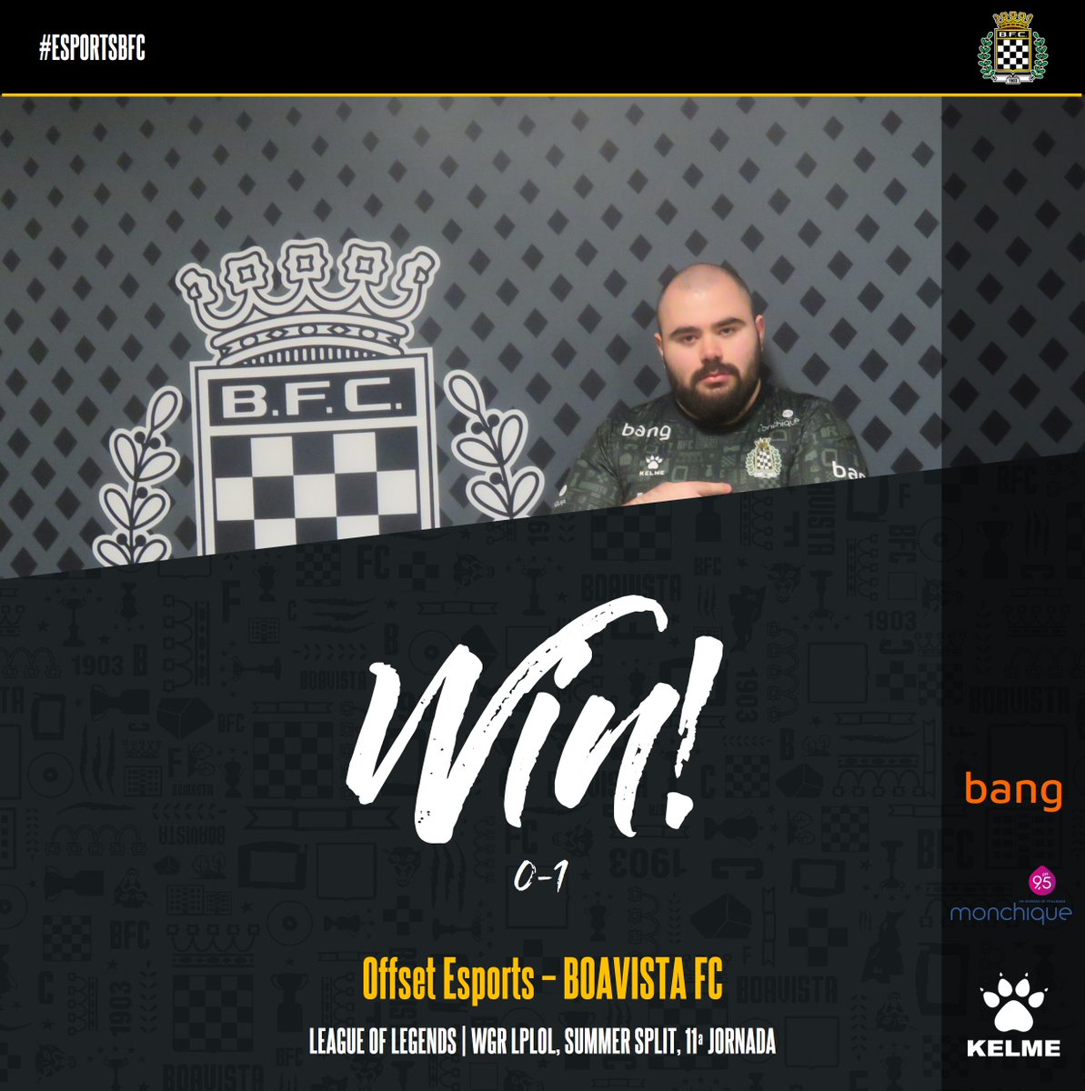 𝗔𝗧𝗜𝗧𝗨𝗗𝗘!
🎮 League of Legends
🏆 @WGR_LPLOL, Summer Split, J11

⏱️ Offset Esports 0-1 Boavista FC

𝗢𝗕𝗥𝗜𝗚𝗔𝗗𝗢 𝗣𝗘𝗟𝗢 𝗧𝗘𝗨 𝗔𝗣𝗢𝗜𝗢! 🏁👊

#EsportsBFC #BoavistaFC #OrgulhoAxadrezado #WGRLPLO