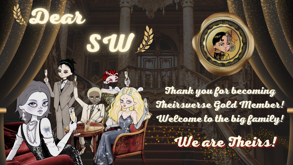 Silverbit333's tweet image. Proud to be gold member of Theirsverse @Theirsverse I cannot wait to get involved with the community and do more things together. Let's contribute bros!!!!!!!!