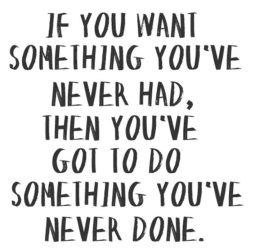 The most successful people try new things.