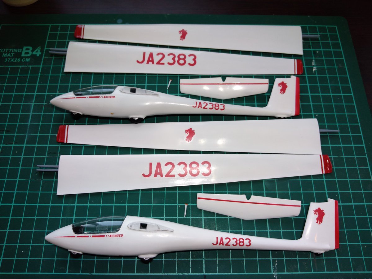 naoo2290's tweet photo. ASK23が完成しました。思った以上に時間がかかりましたが、無事出荷できました。
#ASK23 https://t.co/CK2znAb5BC