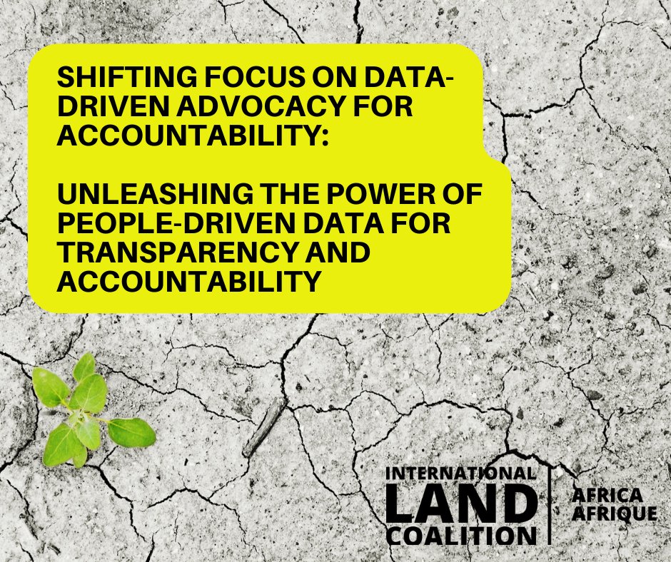 #Data can be used by land-users to advocate for their #landrights and make decisions about their lives.
Read how <a href="/landcoalition/">Land Coalition</a> plans to give power back to the people: bit.ly/3bSQr4B

#United4LandRights