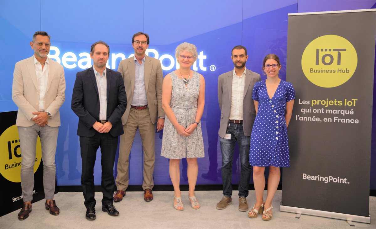 BearingPoint_FR's tweet photo. [#IoTBH2022] Nous avons eu le plaisir avec un jury d'exception, de découvrir les projets #IoT des nominés aux Trophées de l'IoT Business Hub 2022 sous le thème de « L’IoT au service de la planète » !🌎

🏆 Découvrez les grands gagnants le 20 octobre !
https://t.co/n4nd0GcVyL https://t.co/hVnm5hLCNE