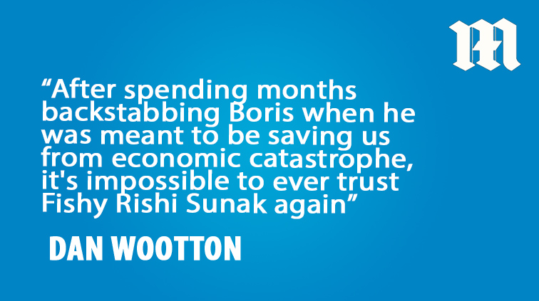 DailyMailUK's tweet photo. DAN WOOTTON: Why Fishy Rishi is going to lose, despite what the blinkered BBC says https://t.co/jXsaphZ9Vb https://t.co/y35pLopAiv