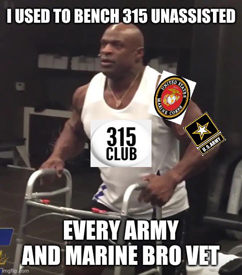 PeteCaragher's tweet image. #armyacft #USArmy #usarmyreserve #nationalguard #ronniecoleman #315club