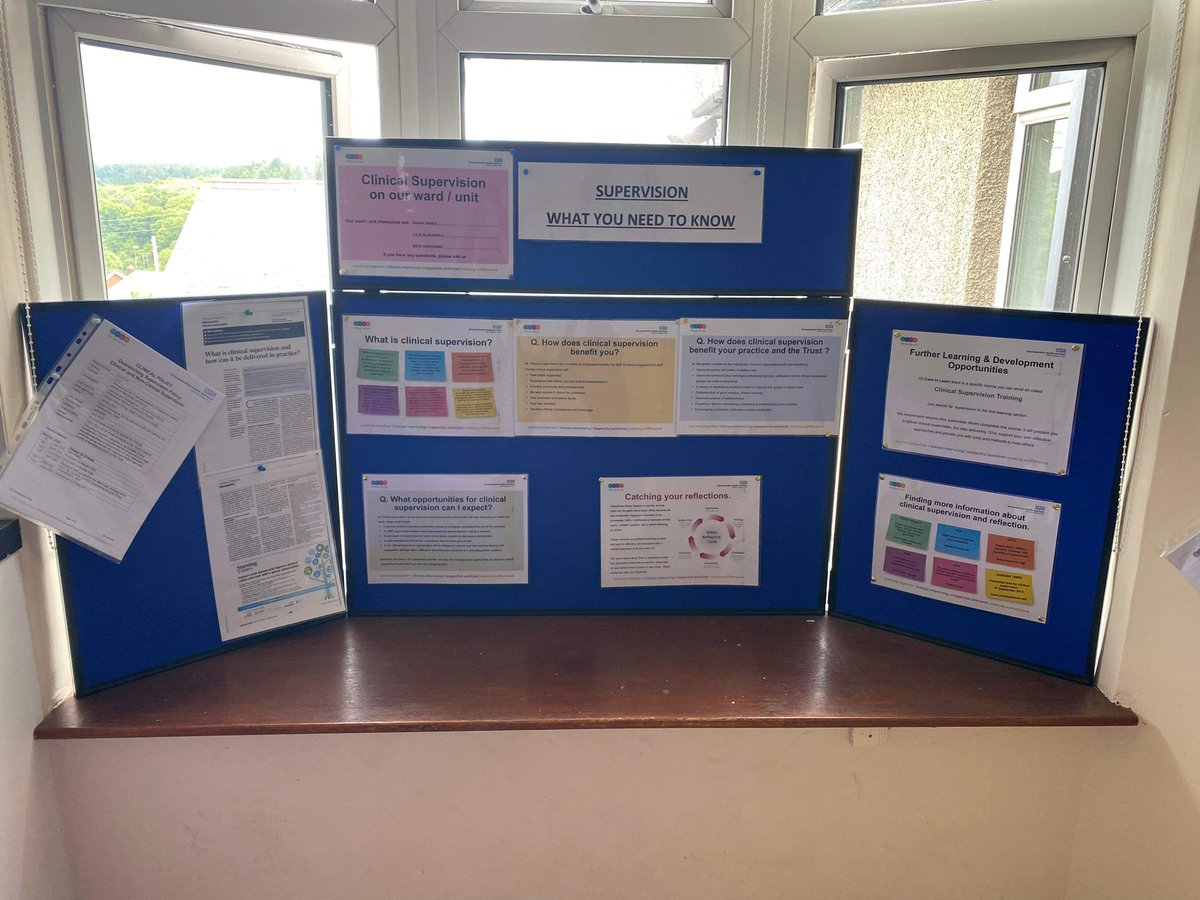 Clinical supervision… what is it and how does it benefit us
Champions <a href="/LInpatients/">Lydney hospital inpatients</a> are busy embedding this in practice #positivity #clinicalsupervision #reflectivepractice <a href="/cheryl_haswell/">Cheryl Haswell</a> <a href="/GlosHealthNHS/">Gloucestershire Health and Care NHS FT</a>