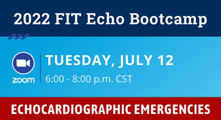 ACCMinnesota's tweet photo. Tonight's Echo Bootcamp session will introduce echocardiographic emergencies. Sign up now to learn about hypotension/shock and more: https://t.co/u4XuUC5F5d 

#ACCFIT #CardioTweets https://t.co/4LfEfnImU9