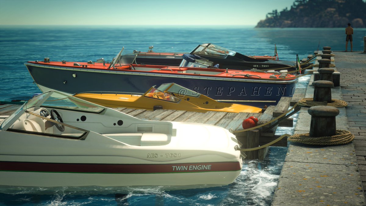 stepaheni's tweet photo. These boats would make the perfect getaway π€
#hitman #pcgaming #VirtualPhotography #WorldofVP #GamingPhotography #gamingcommunity #virtualpic https://t.co/DcdI5iFGi4