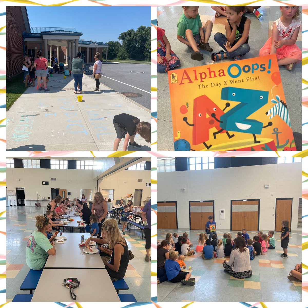 Clermont kindergartners enjoyed the opportunity to have lunch and fun together today!