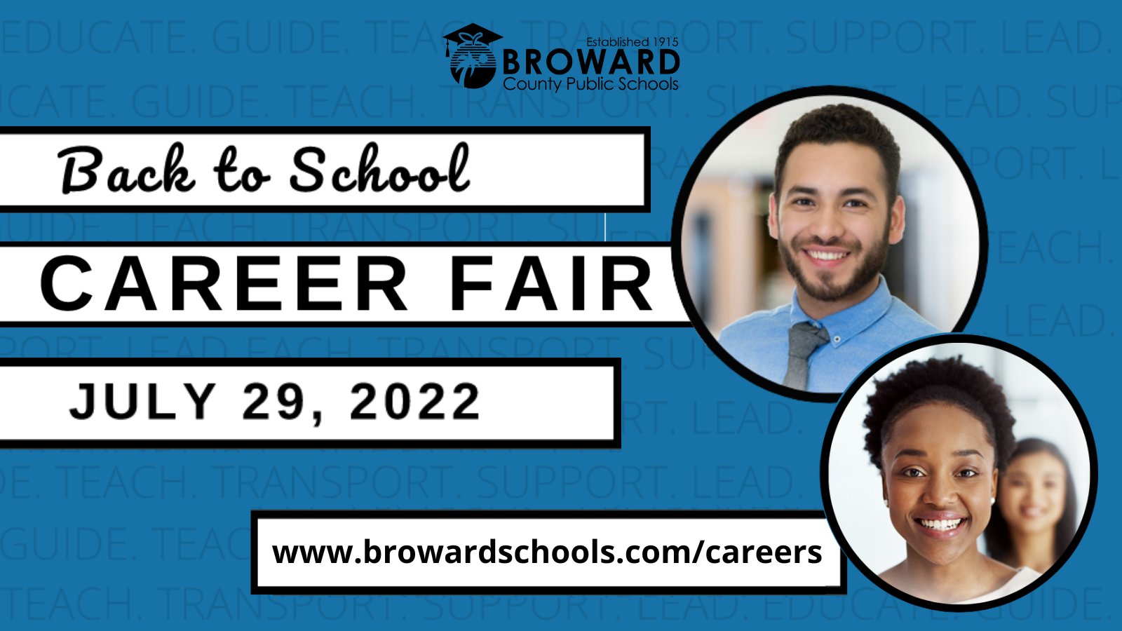 Broward Schools on Twitter "BACK TO SCHOOL CAREER FAIR! Teachers