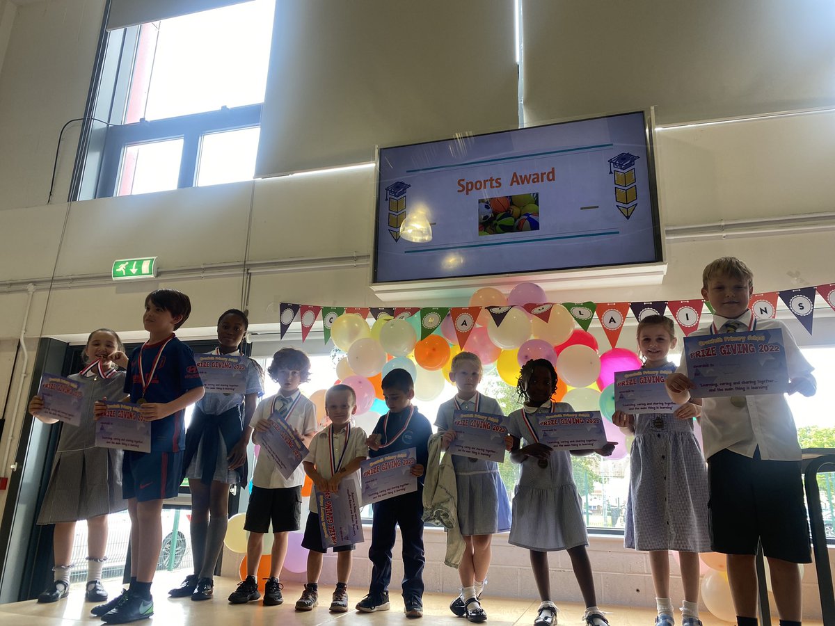 A huge well done to all of the children who received an award during our Prize Giving today. We are incredible proud of the progress you have made 🌟🌟🌟