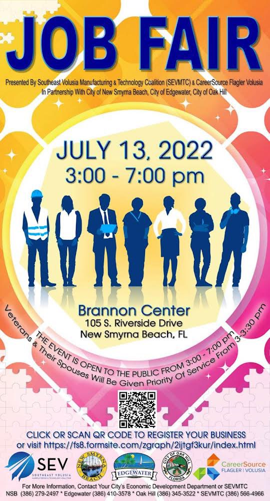 Returning Youth will be presenting at a Job Fair presented by the South East Volusia County Manufacturing and Technology Collation. We were selected as one of the 50 companies to present at this 4 hour event in New Smyrna Beach!