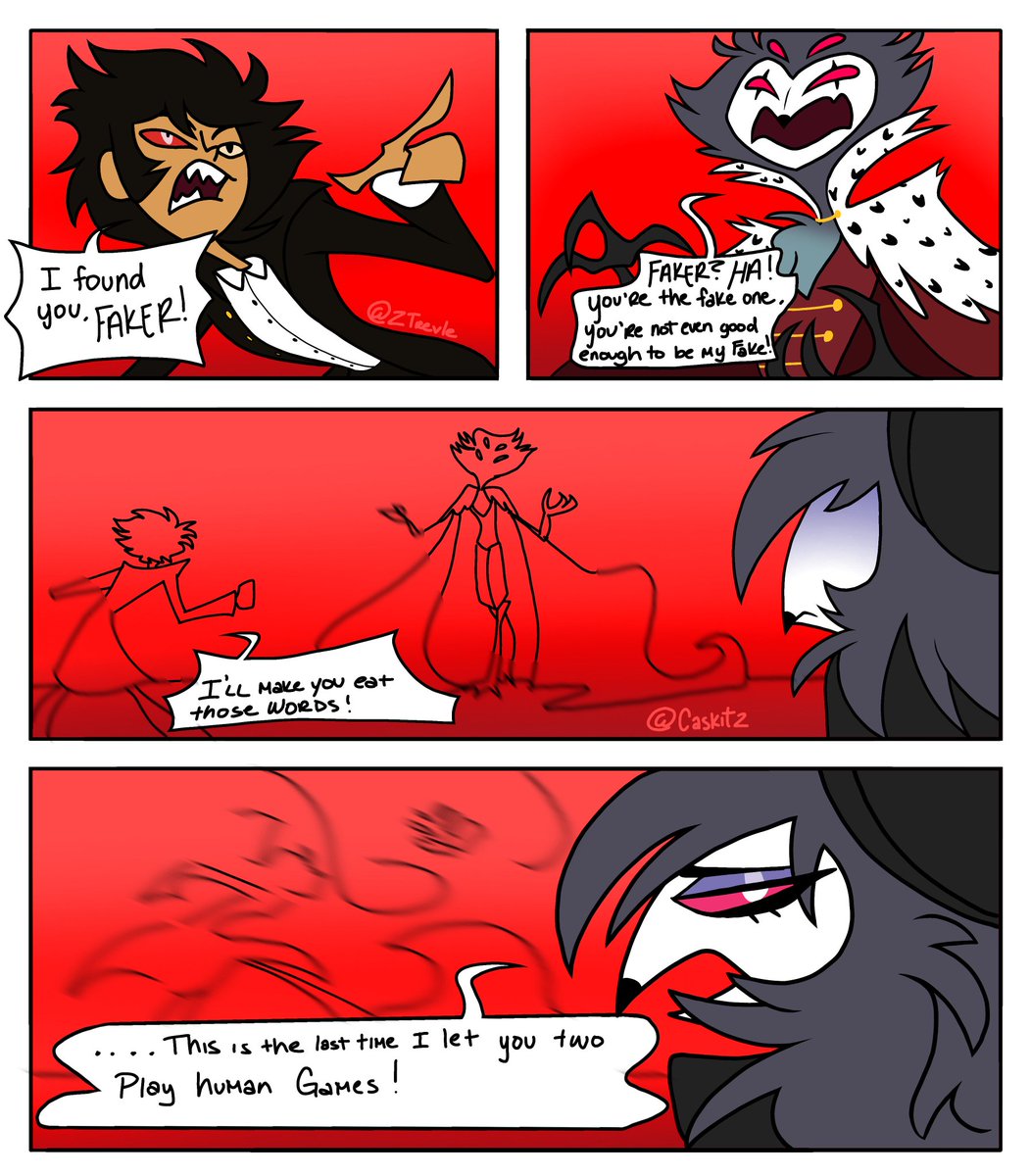 ZTrevle's tweet photo. Just got this comic in today! May make this into a video at a later date, so stay tuned for that guys! Be sure to give @Caskit2 a follow and maybe consider commissioning them! They're absolutely talented! #HelluvaBossFanart #HelluvaBossOctavia #HelluvaBossOC #ComicDub https://t.co/BLb8dpD8Qh