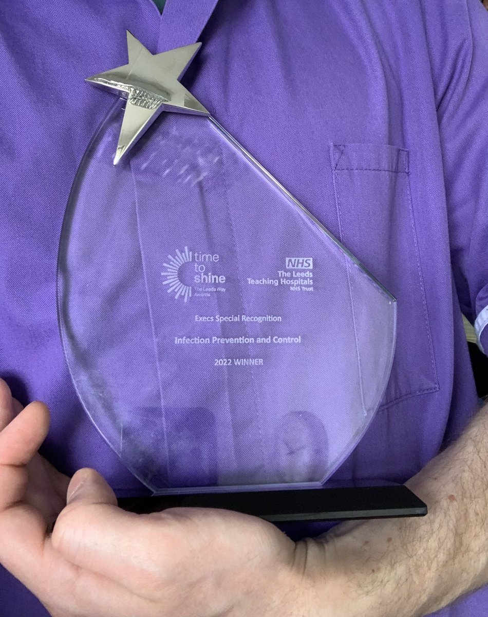 IpcJoe's tweet photo. Great to be presented with our #IPC teams #timetoshine award for special recognition of our work over the last year #LTHT ☺️ https://t.co/xWKteod9AI