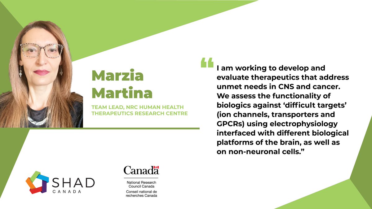 ShadNetwork's tweet photo. One way Shads are learning more about #Wellness is through incredible speakers. Marzia, a prestigious researcher from @NRC_CNRC spoke on “The Quest for the Ideal Pain-killer” and helping those with chronic pain who are insensitive to current meds. #Shad2022 #STEAM4Good https://t.co/F0tPHrzJXC