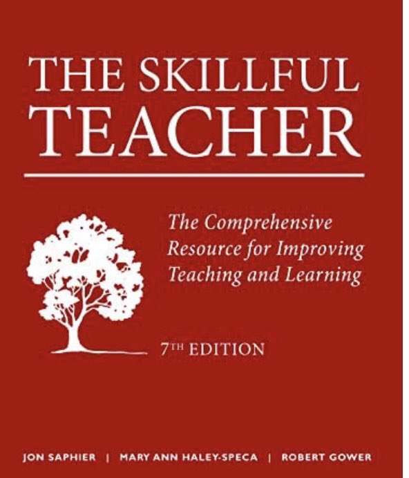 Always great to dive back into <a href="/JonSaphier/">Jon Saphier</a>, thanks to the fine folks at <a href="/TeachRBT/">Research For Better Teaching</a>. Dedicated to the relentless pursuit of growing teachers and leaders. #skillfulleaders
