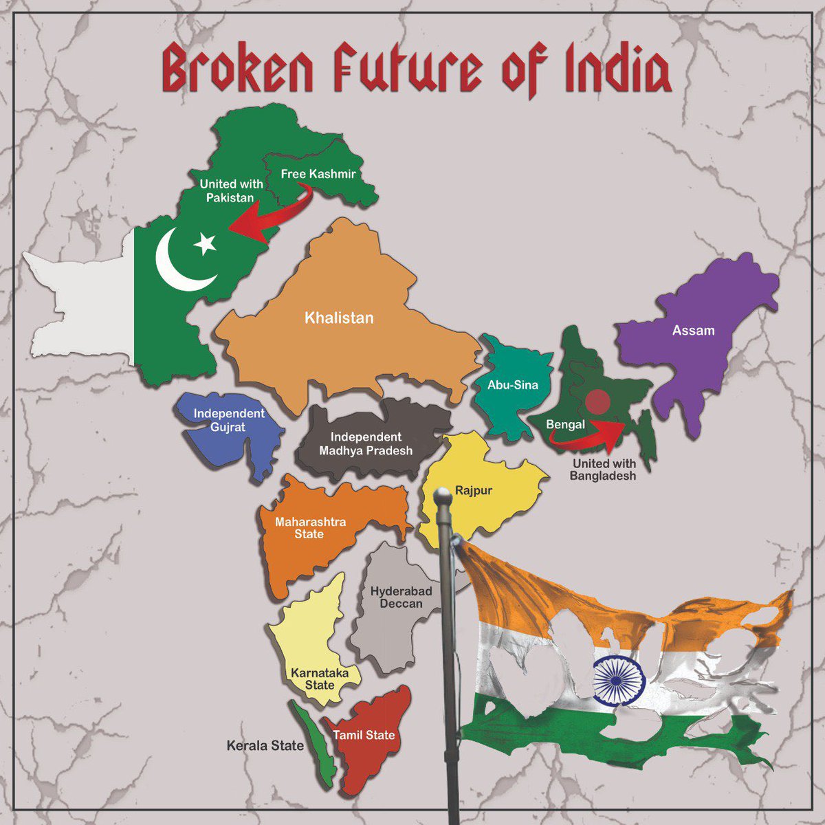 oulosP's tweet photo. Turkey, Azerbaijan and Pakistan have all sworn to support each other’s territorial ambitions against Greece, Armenia and India. 

It’s easy to laugh and mock at such maps, but these are very clear announcements of intention and must be treated with the utmost seriousness. https://t.co/FOerBUef43